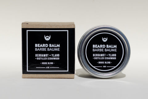 Always Bearded Lifestyle™ House Blend Beard Balm: Bergamot + Ylang with Distilled Cedarwood