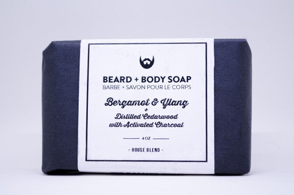 Beard + Body Soap: Bergamot & Ylang