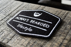 Always Bearded Lifestyle™ Iron on Patch