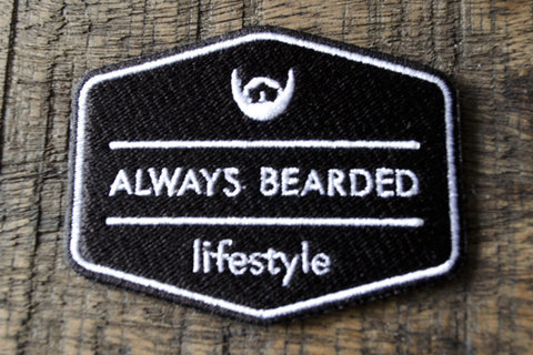 Always Bearded Lifestyle™ Iron on Patch