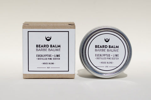 Always Bearded Lifestyle™ House Blend Beard Balm: Eucalyptus + Lime with Distilled Pine Scotch Needle